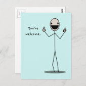 Je bent welkom briefkaart (Voorkant / Achterkant)