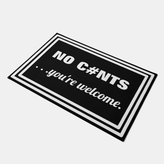 ... Je bent welkom. DEURMAT (Schuin)