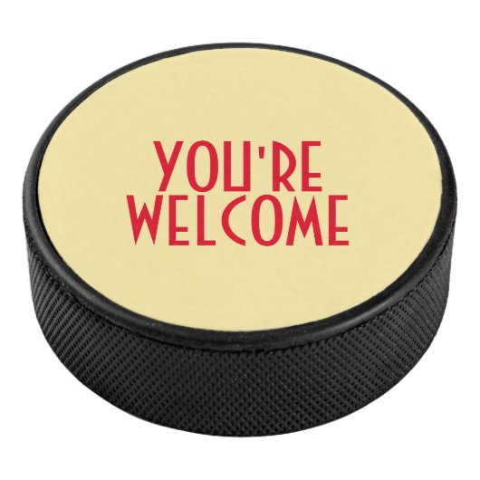 Je bent Welkom Hockey Puck (3/4)