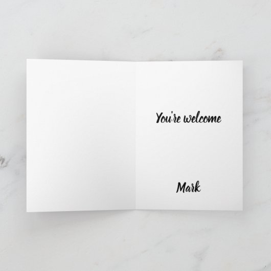 Je bent welkom kleurrijke bloemen feestdagen kaart (Binnen)