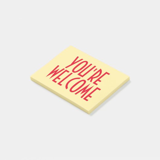 Je bent welkome Post-it® notes (Schuin)