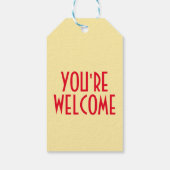 Je bent welkomstcadeauLabels Cadeaulabel (Achterkant)