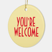 Je bent welkomstOrnament Keramisch Ornament (Links)