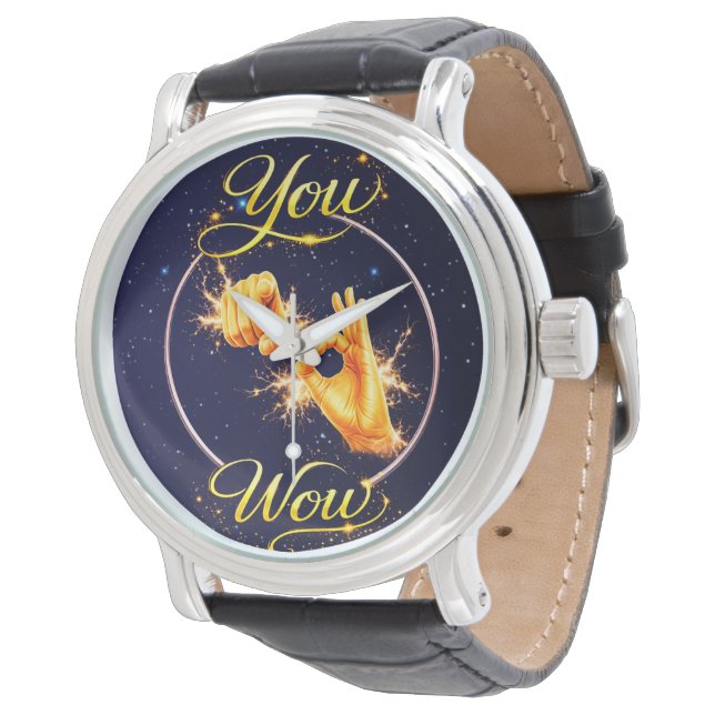 JE BENT WOW: Laat hem of haar zich speciaal voelen Horloge (Gekanteld)