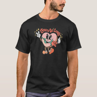 Je Bent Zo Aardig Harten Roos Groovy Gelukkig Vale T-shirt