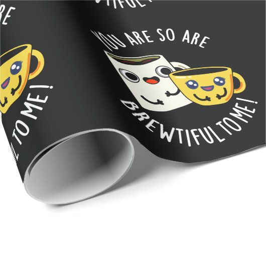 Je bent zo adembenemend voor mij koffie pun donker cadeaupapier (Rol Hoek)