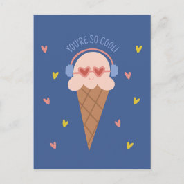 Je bent zo cool Ijsje Valentijnsdag kaart