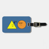 Je bent zo dom - Grappig Geometrie Bagagelabel (Voorkant horizontaal)