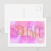 Je bent zo geliefd Briefkaart (Voorkant / Achterkant)