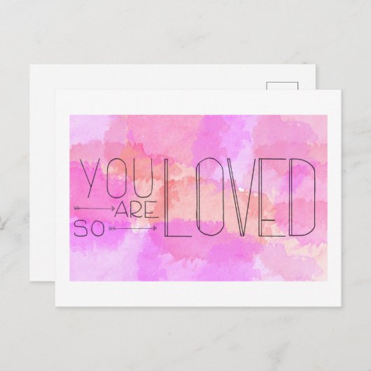 Je bent zo geliefd Briefkaart (Voorkant / Achterkant)