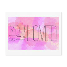 Je bent zo geliefd Briefkaart