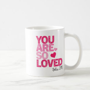 Je bent zo geliefd Christelijke Valentijn Faith Go Koffiemok