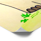 "Je bent zo geliefd" Elephant Poster (Hoek)