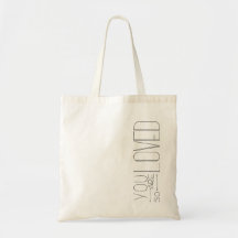 Je Bent Zo Geliefd Handlettering Boodschappentas