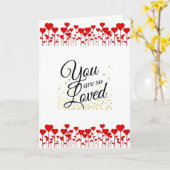 JE BENT *ZO GELIEFD** HET IS *ONZE TROUWdag* Kaart (Gele Bloem)