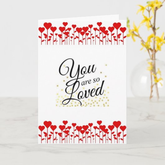 JE BENT *ZO GELIEFD** HET IS *ONZE TROUWdag* Kaart (Gele Bloem)