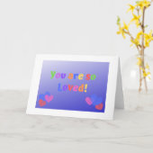 Je bent zo geliefd Kaart (Gele Bloem)