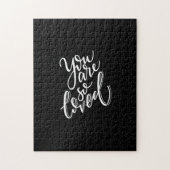 je bent zo geliefd legpuzzel (Verticaal)