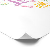 Je bent zo geliefd meisjes poster print (Hoek)