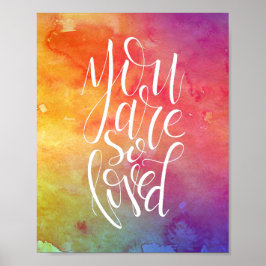 Je bent zo geliefd Poster