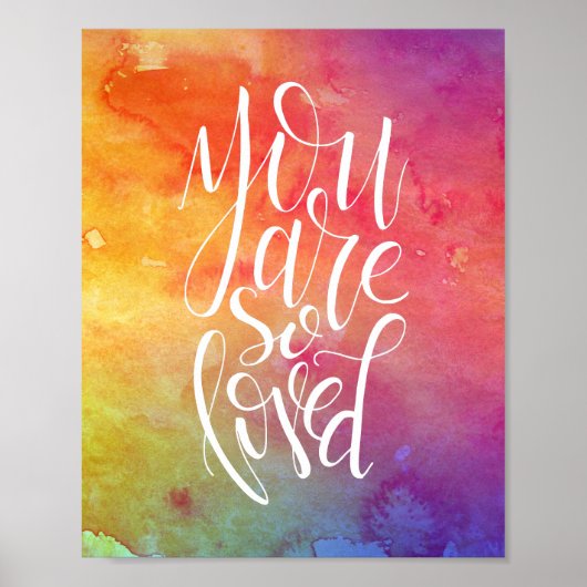 Je bent zo geliefd Poster (Voorkant)