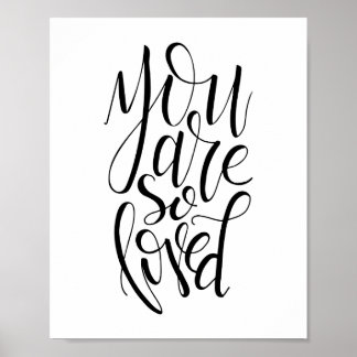 Je bent zo geliefd Poster