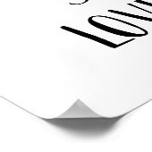 Je bent zo geliefd poster (Hoek)