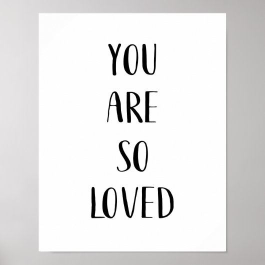 Je bent zo geliefd poster (Voorkant)