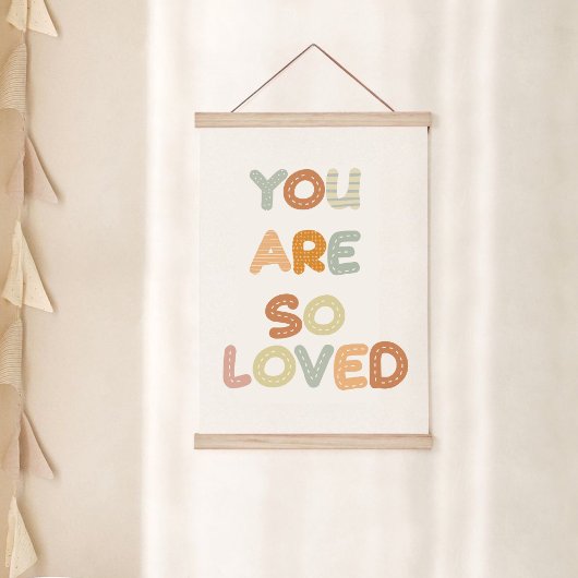 Je bent zo geliefd Rainbow Baby Nursery Hangend Wandkleed