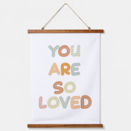 Je bent zo geliefd Rainbow Baby Nursery Hangend Wandkleed