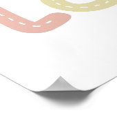 Je bent zo geliefd Rainbow Baby Nursery Poster (Hoek)