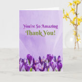 Je bent zo geweldig, dank je (Romeinen 12:10) Kaart (Gele Bloem)