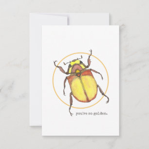 Je bent zo Golden Beetle Valentijn Kaart