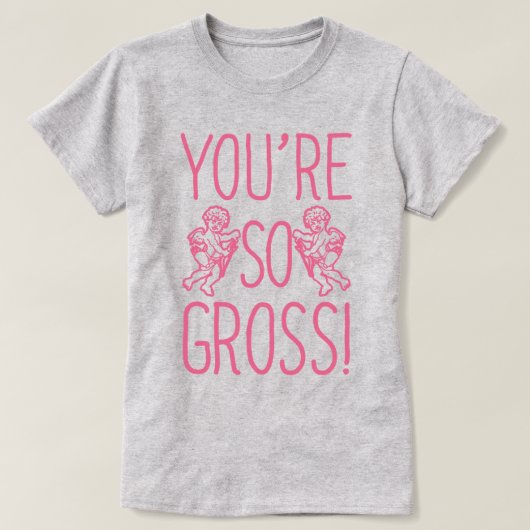 Je bent zo groot anti-valentijnsmiddel t-shirt (Design voorkant)