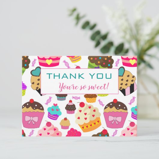 Je bent zo lief bedankkaart (Staand voorkant)