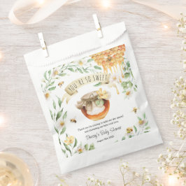Je bent zo lief HoneyBee Dank je Baby shower Bedankzakje