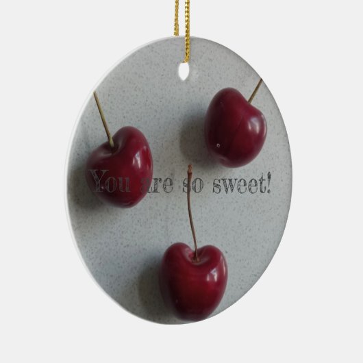 Je bent zo lief keramisch ornament (Rechts)