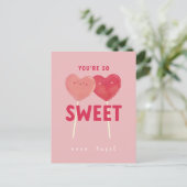 Je bent zo lief Kinder klaslokaal Valentijn Briefkaart (Staand voorkant)