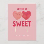 Je bent zo lief Kinder klaslokaal Valentijn Briefkaart (Voorkant)