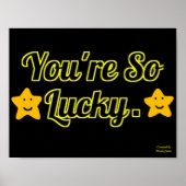 Je bent zo Lucky Poster (Voorkant)
