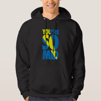 Je bent zo midden in de Teen Gamer Slang Cool Grap Hoodie