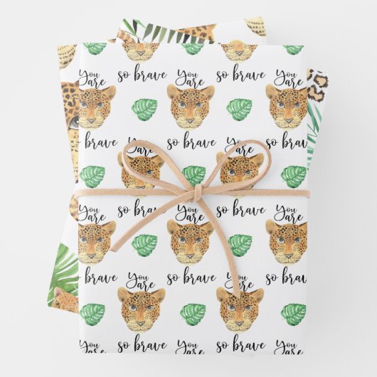 Je bent zo moedige papieren papierbladen inpakpapier vel (In situ)