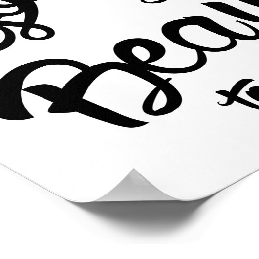 Je bent zo mooi voor mij. Value-Poster papier Poster (Hoek)