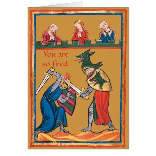 Je bent zo ontslagen. ! (Voorkant)