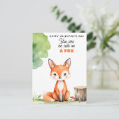 Je bent zo schattig als een vos - Valentijnsdag va Feestdagenkaart (Staand voorkant)