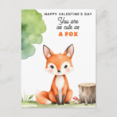 Je bent zo schattig als een vos - Valentijnsdag va Feestdagenkaart (Voorkant)