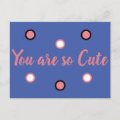 Je bent zo schattig briefkaart (Voorkant)