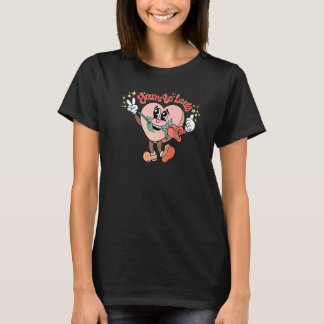 Je Bent Zo Schattig Hartjes Roos Groovy Gelukkig V T-shirt