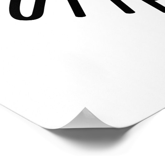 Je bent zo schattig voor mij grappige etenswoordgr poster (Hoek)