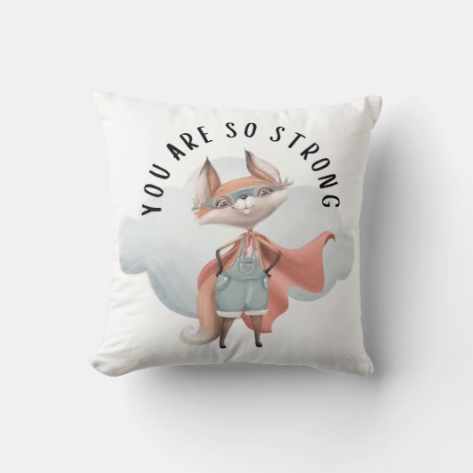 Je bent zo sterk Fox Sierkussen (Voorkant)